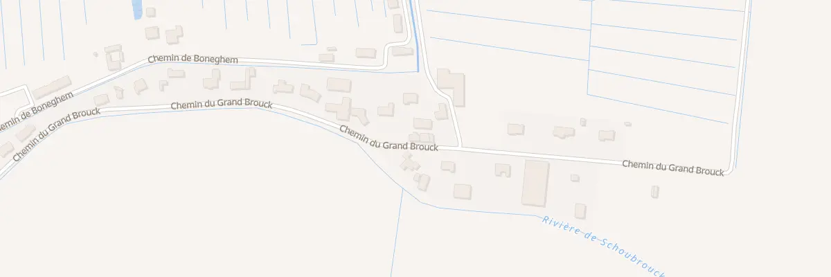 Plan du 21 Che du Grand Brouck à Clairmarais