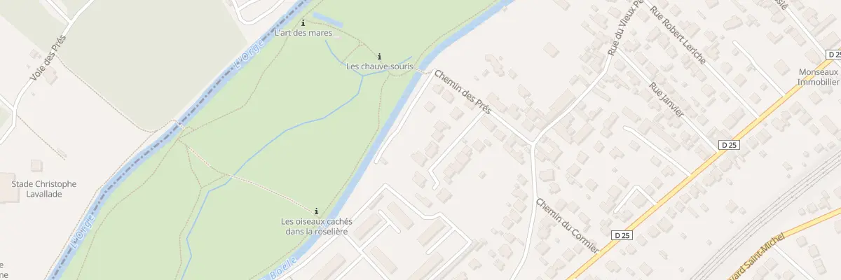 Plan du 1 Imp des Prés à Sainte-Geneviève-des-Bois
