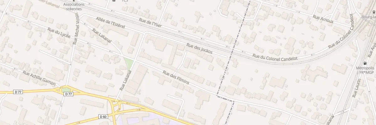 Plan du 13 Rue des Filmins à Sceaux