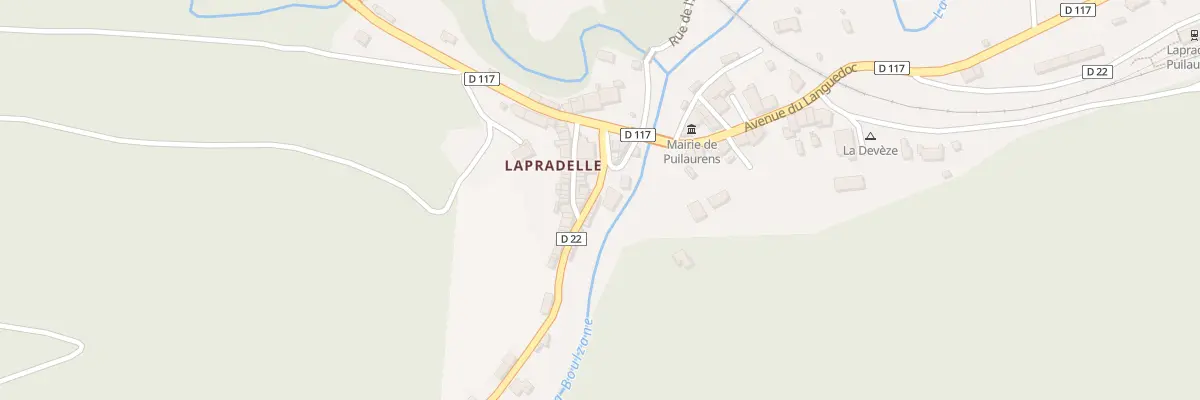 Plan du 49 Lapradelle à Puilaurens
