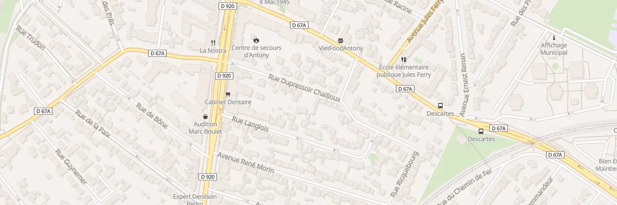 Plan du 18B Rue Dupressoir Chailloux à Antony