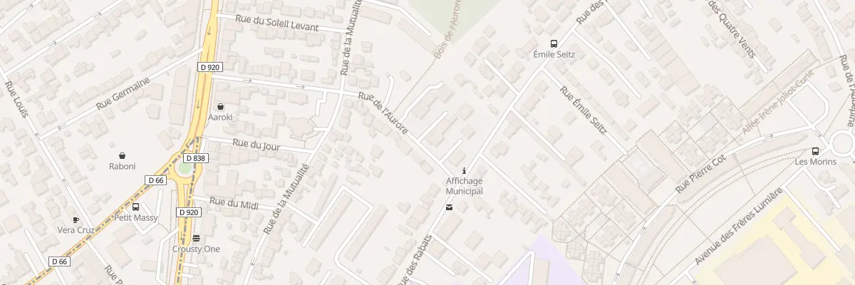 Plan du 160 Rue des Rabats à Antony