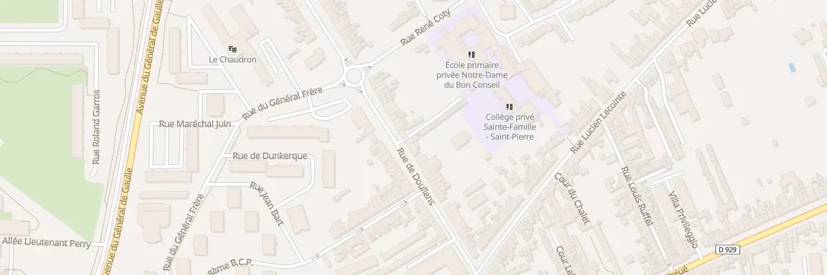 Plan du 90 Rue de Doullens à Amiens