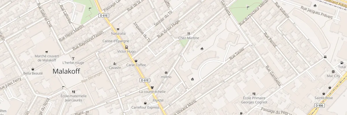 Plan du 42 Rue Chauvelot à Malakoff