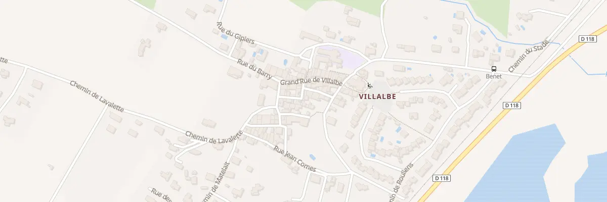 Plan du 1 Petite Rue à Carcassonne