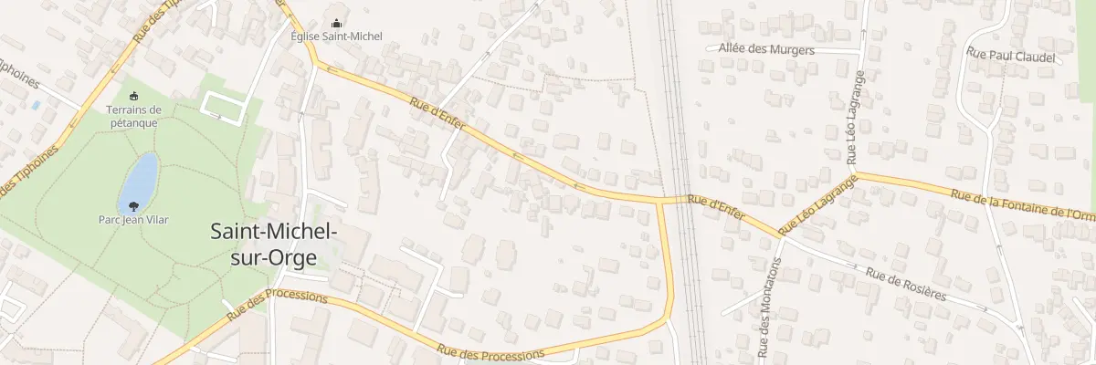 Plan du 66 Rue d’Enfer à Saint-Michel-sur-Orge