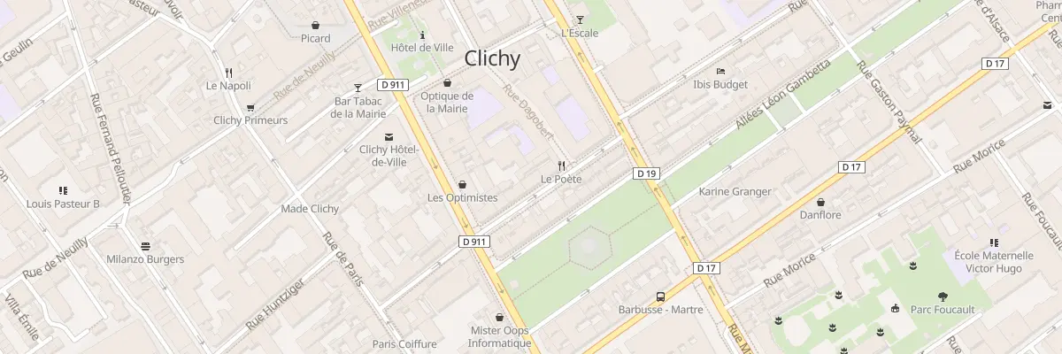 Plan du 15B Rue Victor Méric à Clichy