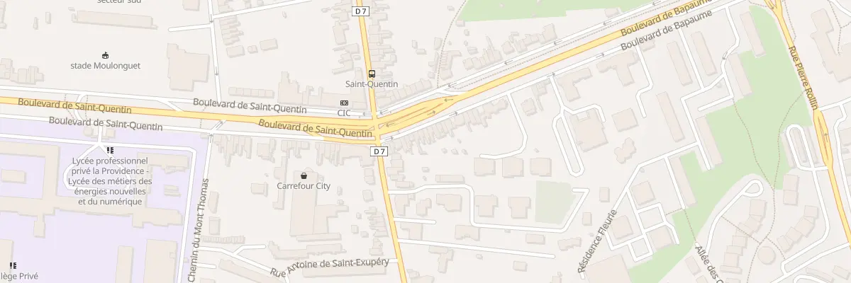 Plan du 361 Bd de Bapaume à Amiens