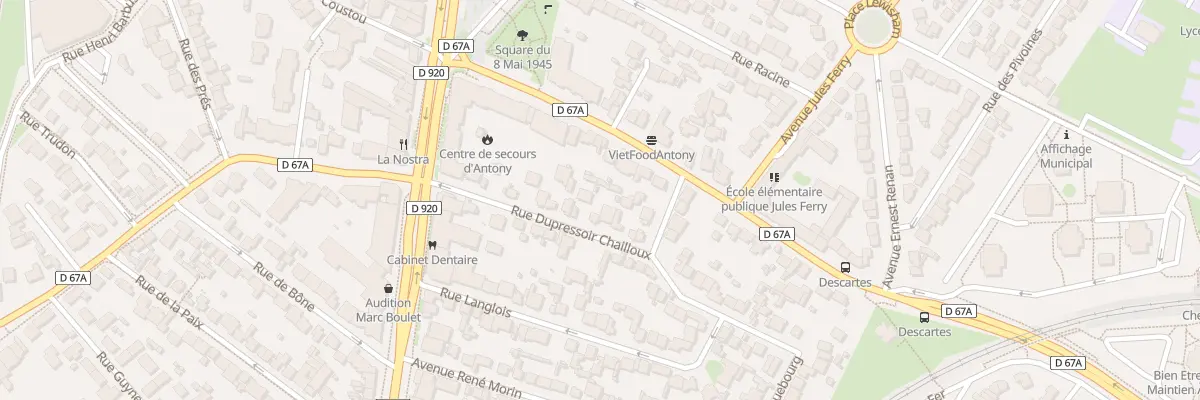 Plan du 19 Rue Dupressoir Chailloux à Antony