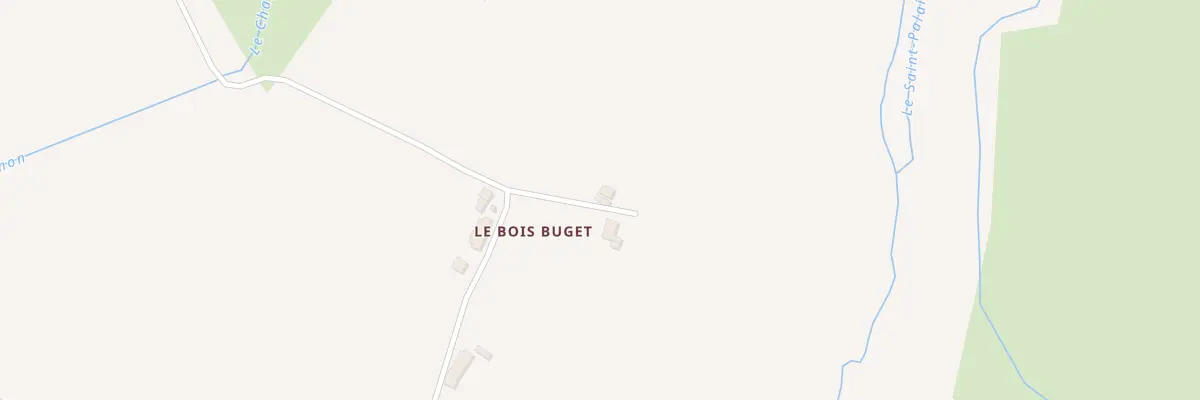 Plan du 5183 Le Bois Buget à Saint-Palais