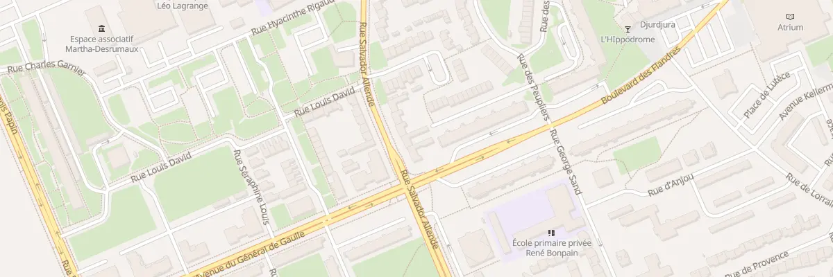 Plan du 40 Rue Salvador Allendé à Grande-Synthe