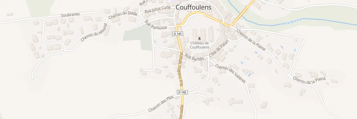 Plan du 82 Le Village à Couffoulens