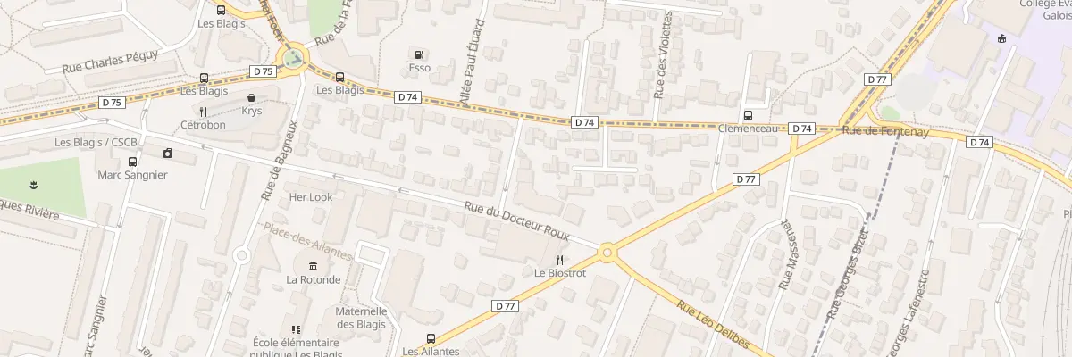 Plan du 5 Rue Maurice Ravel à Sceaux