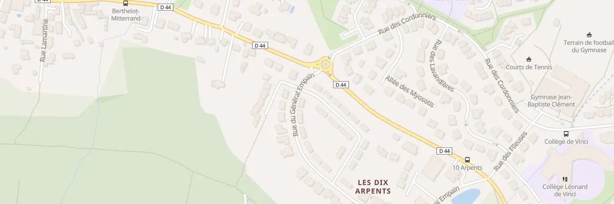 Plan du 1 Rue du Général Empain à Bouffémont