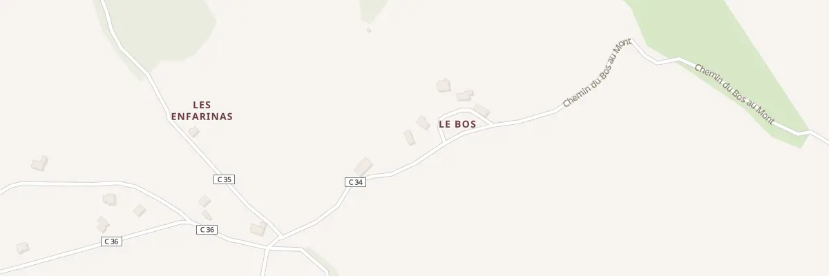 Plan du 5110 Le Bos à Ayrens