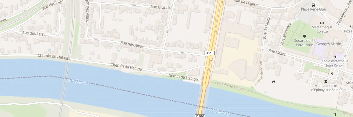 Plan du 5B Rue des Alliés à Épinay-sur-Seine