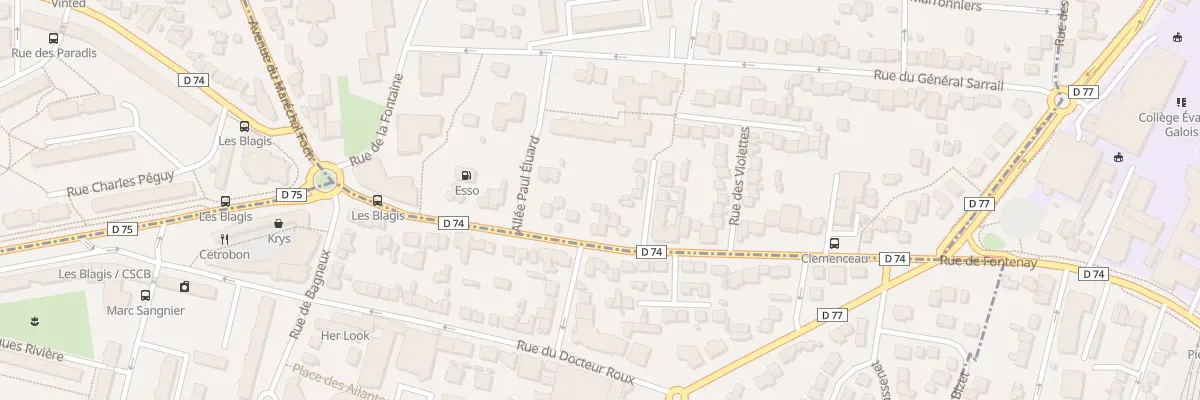 Plan du 90 Av de Bourg-la-Reine à Bagneux
