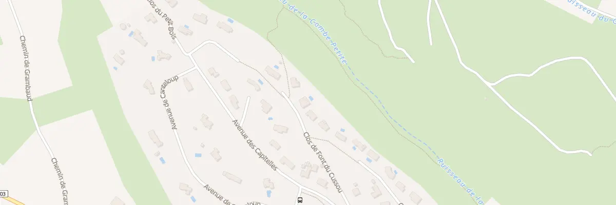 Plan du 13 Clos de Font de Cussou à Aragon
