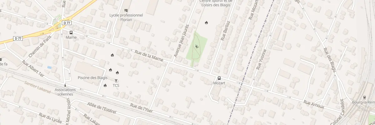 Plan du 39 Rue de la Marne à Sceaux