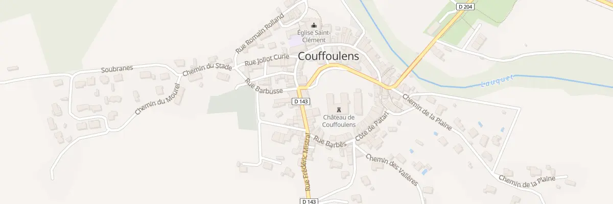 Plan du 74 Le Village à Couffoulens