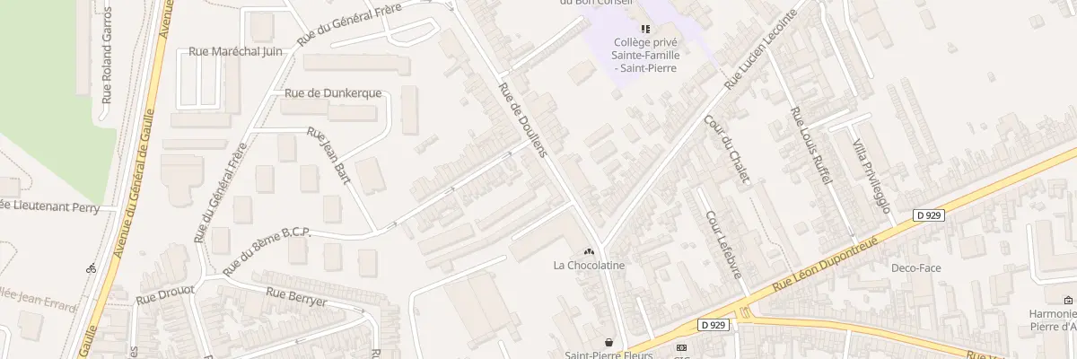 Plan du 65 Rue de Doullens à Amiens