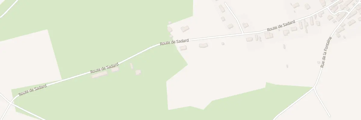 Plan du 61 Rte de Sadard à Venesmes