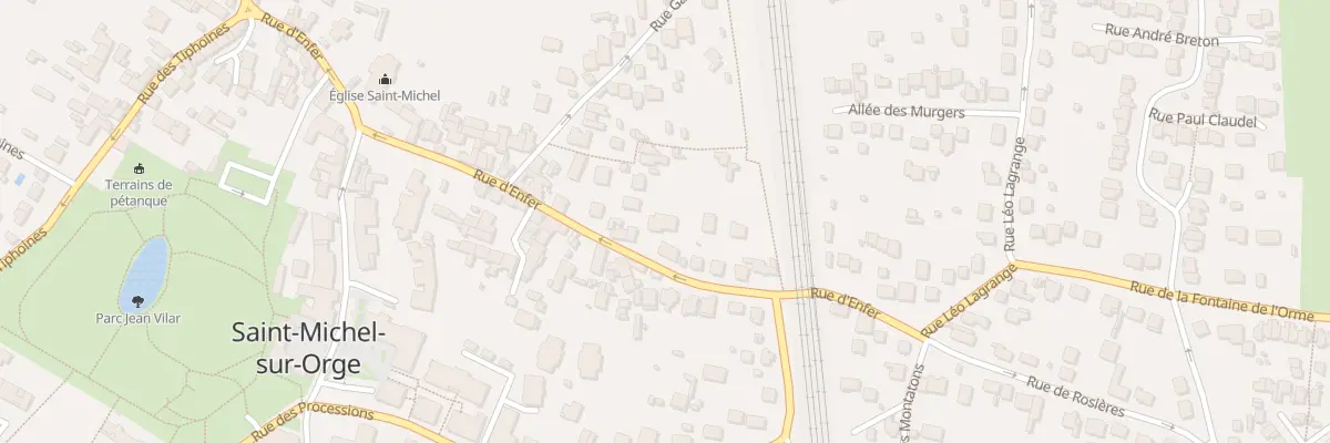 Plan du 39B Rue d’Enfer à Saint-Michel-sur-Orge