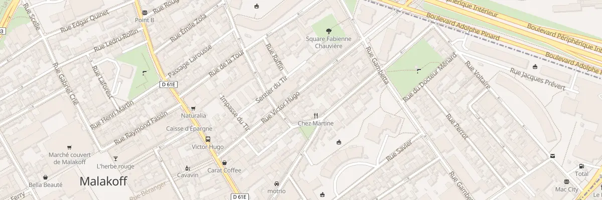 Plan du 23 Rue Victor Hugo à Malakoff