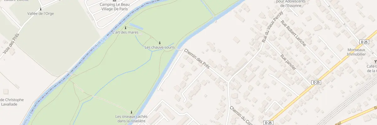 Plan du 14 Che des Prés à Sainte-Geneviève-des-Bois