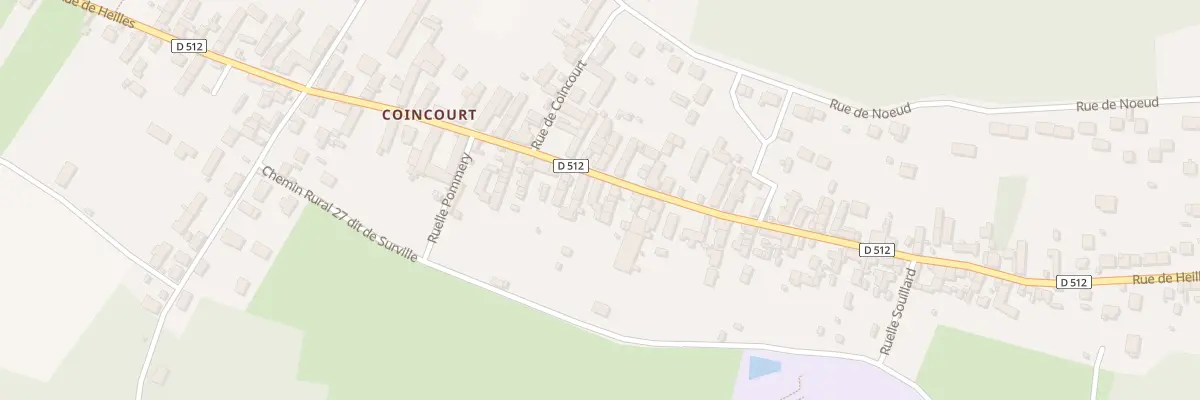 Plan du 85 Rue de Heilles à Mouy