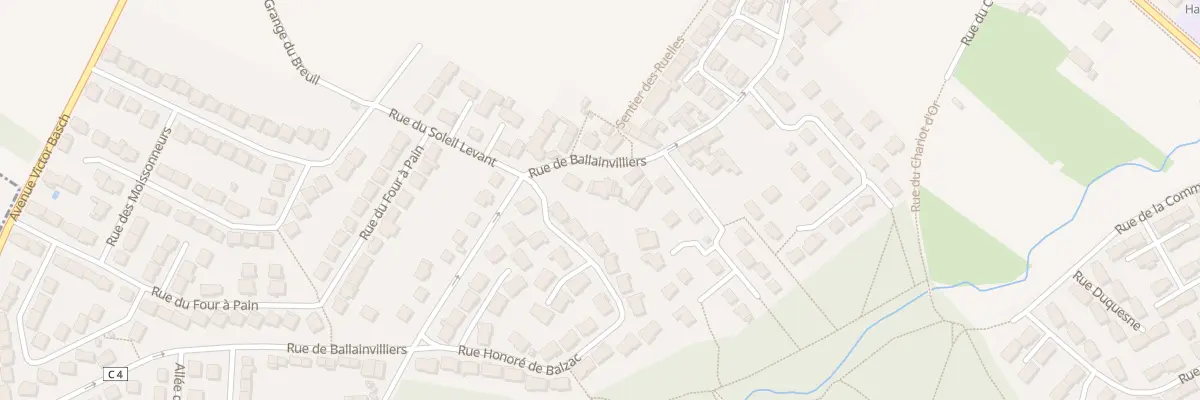 Plan du 29 Rue de Ballainvilliers à Longjumeau