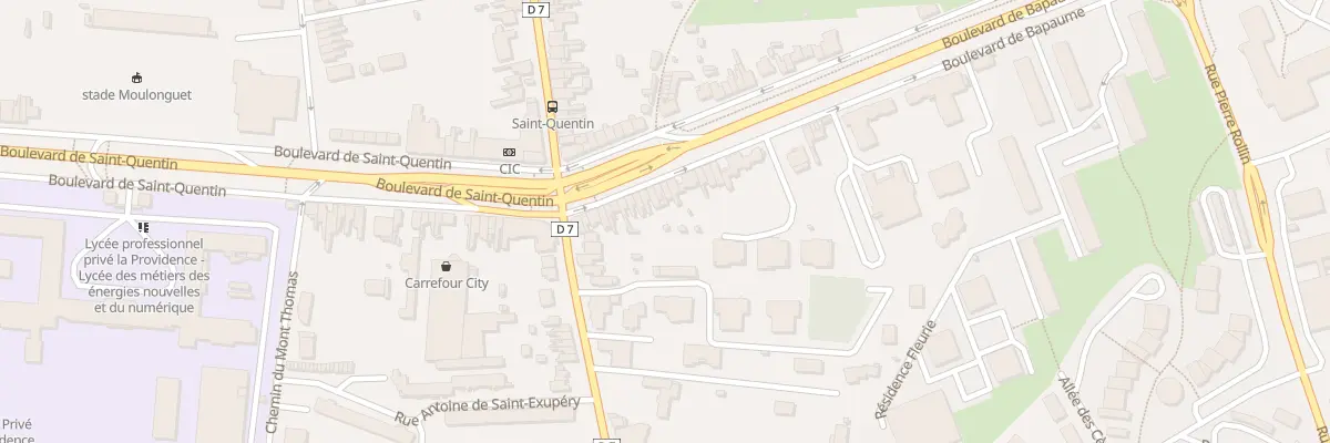Plan du 355 Bd de Bapaume à Amiens