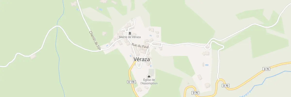 Plan du 13 Le Village à Véraza