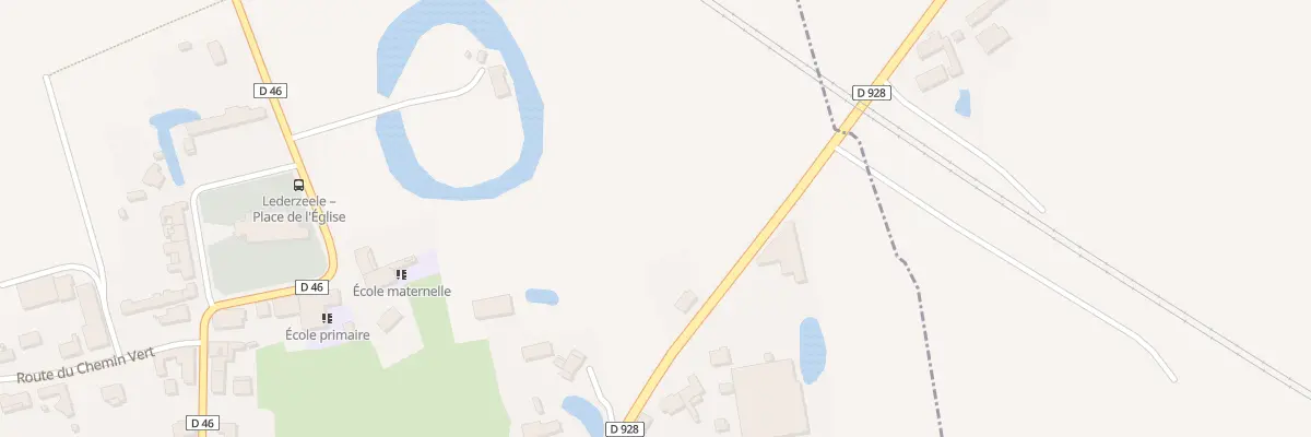 Plan du 18 Rte de Bergues à Lederzeele