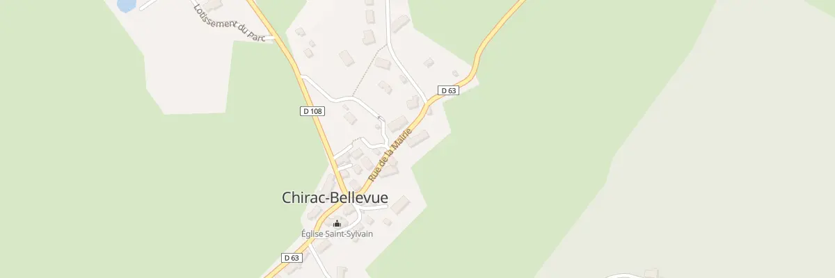Plan du 5006 Le Bourg à Chirac-Bellevue