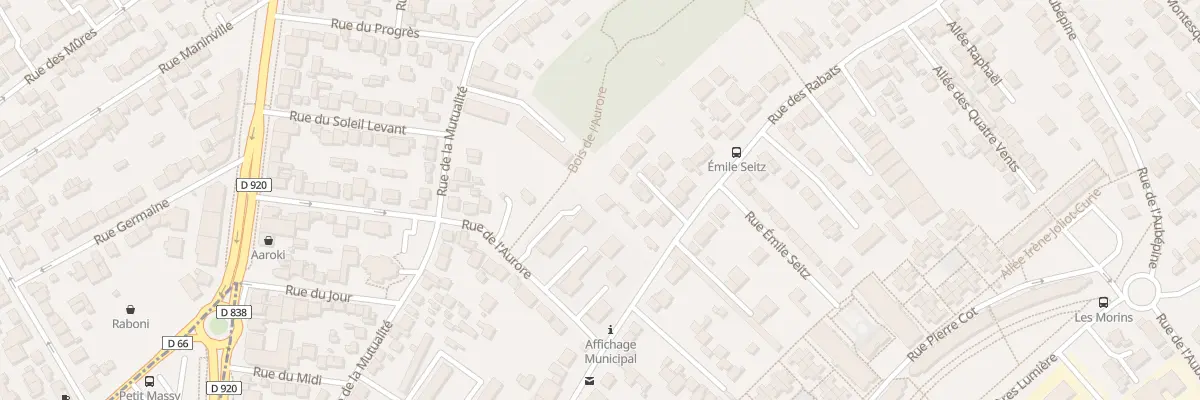 Plan du 158 Rue des Rabats à Antony