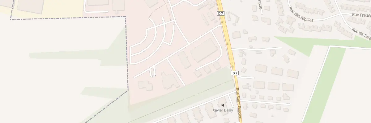 Plan du 512 Rue Saint-Fuscien à Amiens
