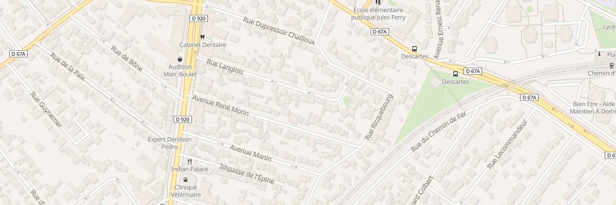Plan du 20B Rue Langlois à Antony