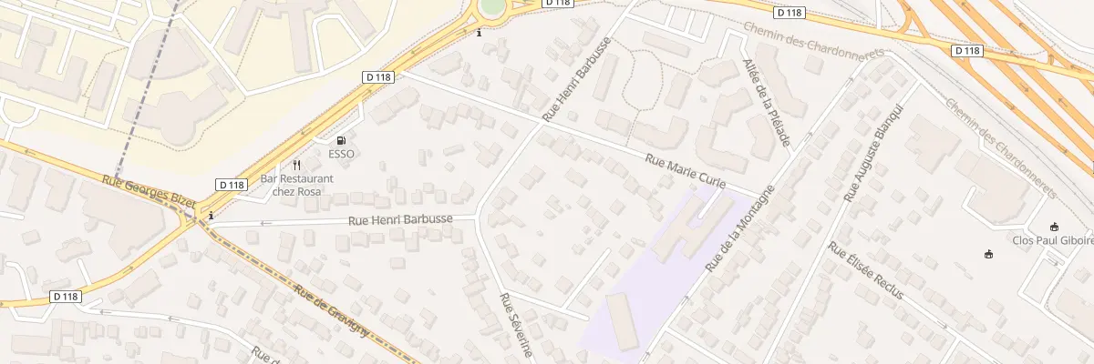 Plan du 36 Rue Henri Barbusse à Chilly-Mazarin