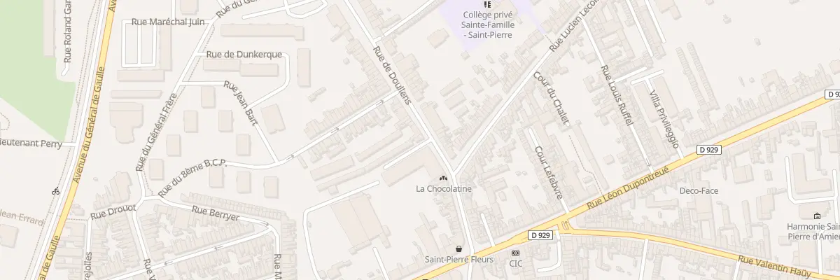 Plan du 53 Rue de Doullens à Amiens