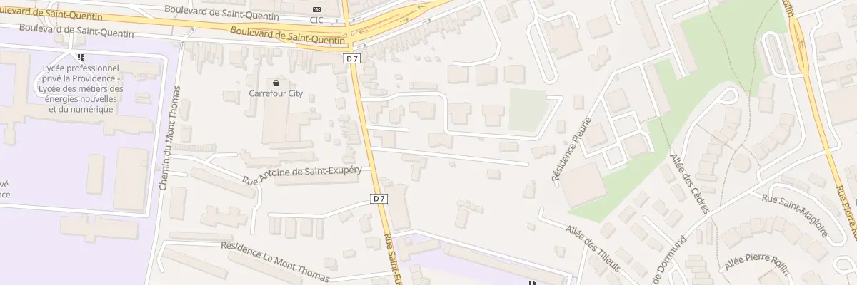 Plan du 225 Rue Saint-Fuscien à Amiens