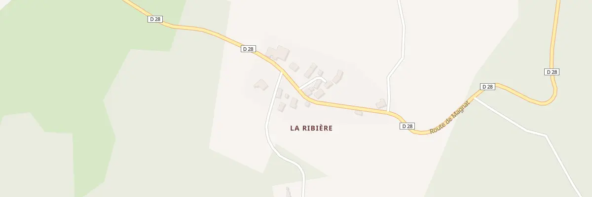 Plan du 8 La Ribière à Magnat-l’Étrange