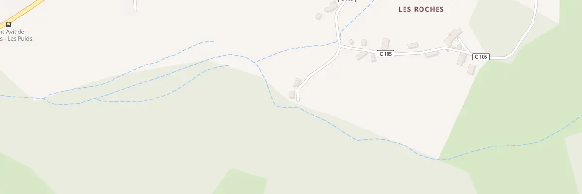 Plan du 6 Les Roches à Saint-Avit-de-Tardes