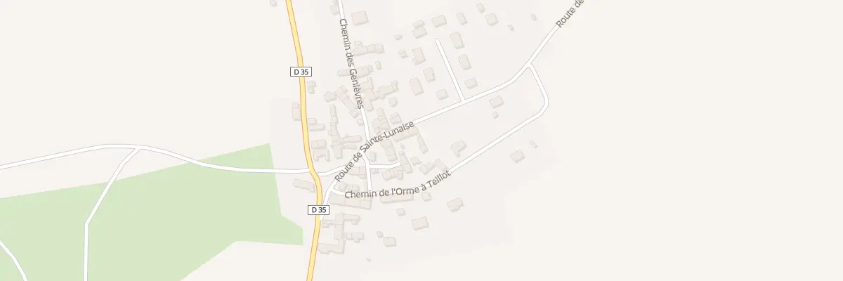 Plan du 86 La Roche Village à Corquoy