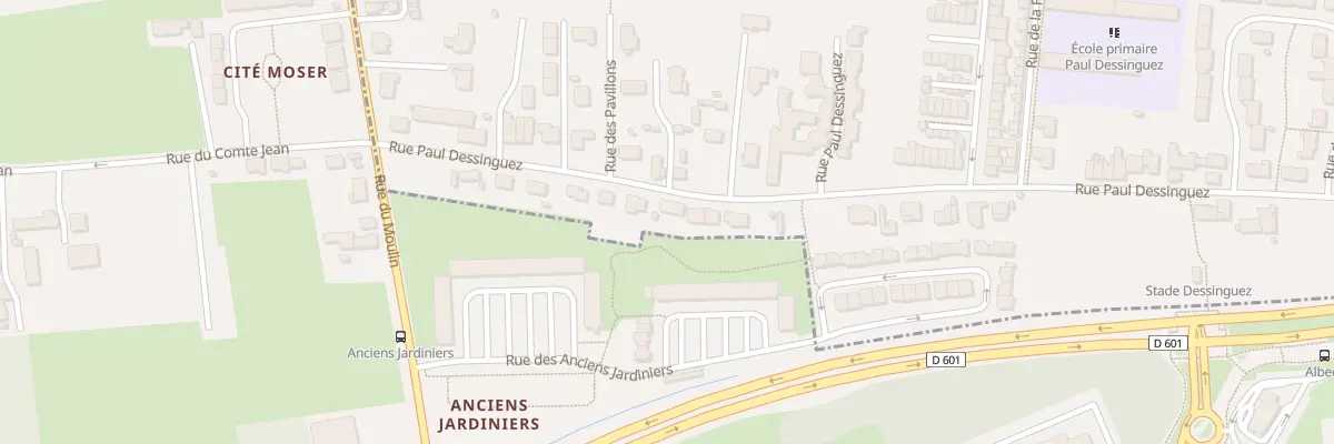 Plan du 767 Rue Paul Dessinguez à Dunkerque