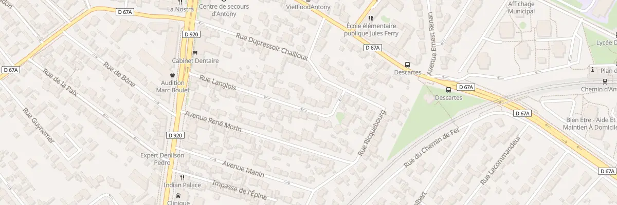 Plan du 27B Rue Langlois à Antony