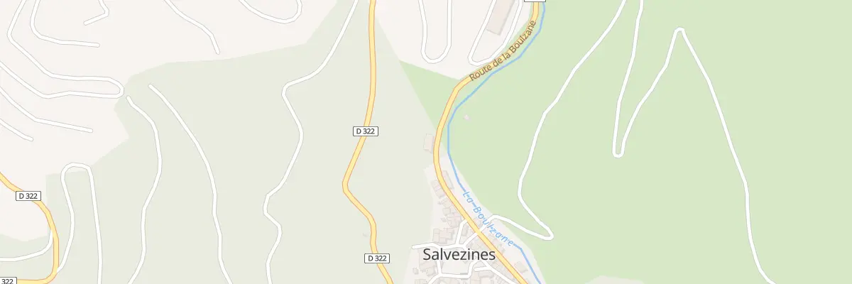 Plan du 52 Camps de la Foun à Salvezines
