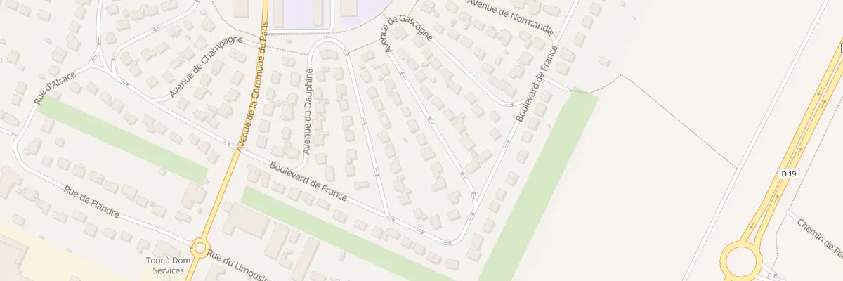 Plan du 9 Av de Gascogne à Brétigny-sur-Orge