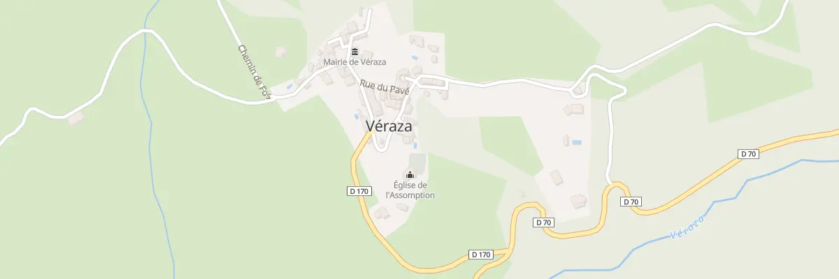 Plan du 18 Le Village à Véraza