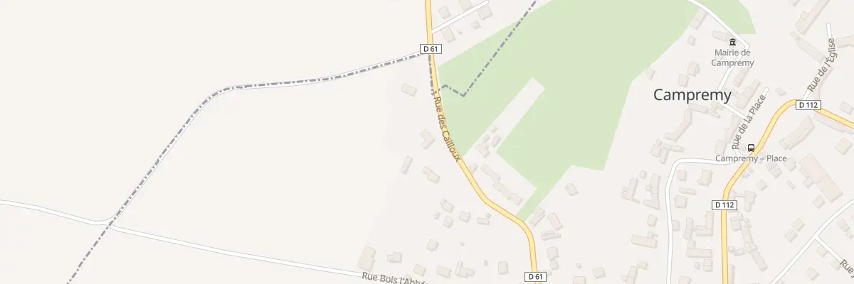 Plan du 21 Rue des Cailloux à Campremy